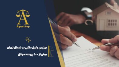 بهترین وکیل ملکی در شمال تهران بیش از 100 پرونده موفق